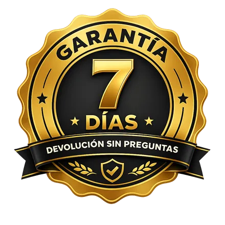 Garantía de 7 días: devolución sin preguntas