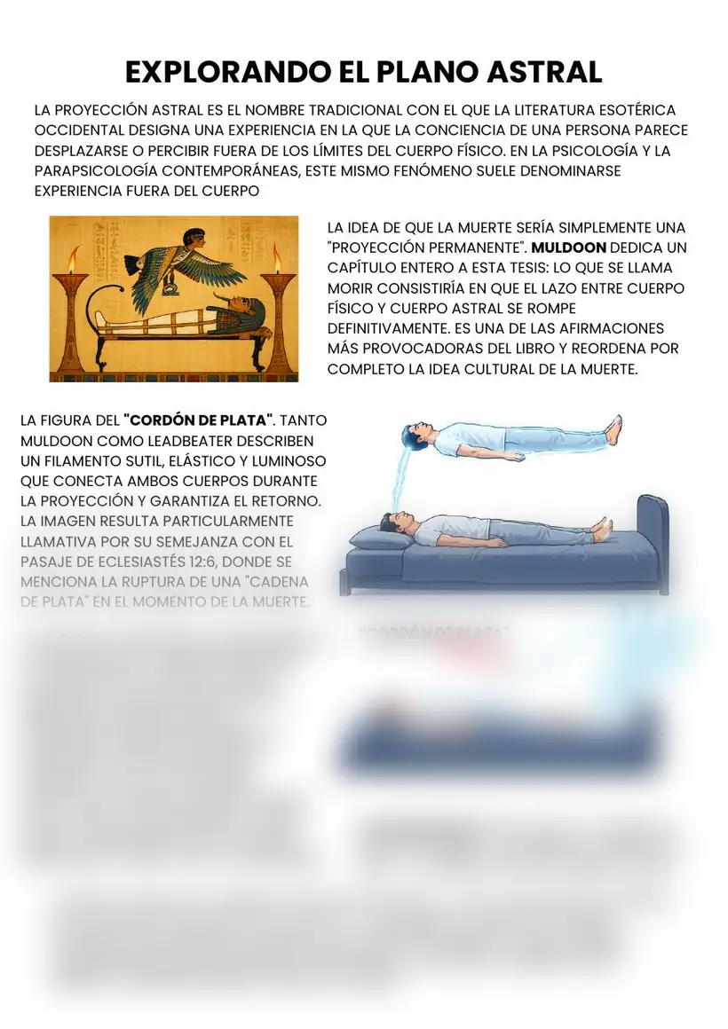 Página 21: Explorando el plano astral